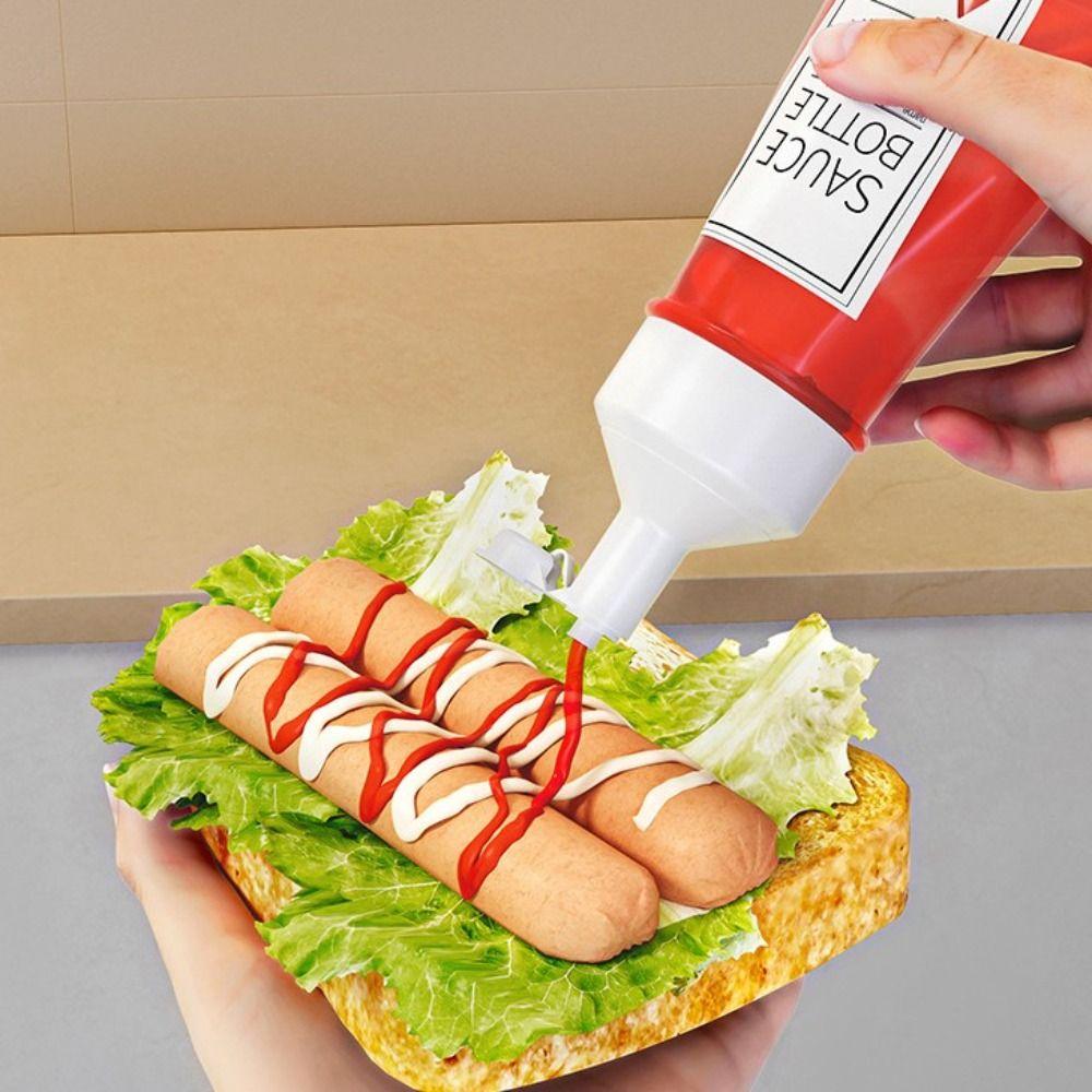 Кухонный гаджет Бутылки для выдавливания приправ с крышками Бутылка-спрей для масла Диспенсер для салатного соуса Кетчуп