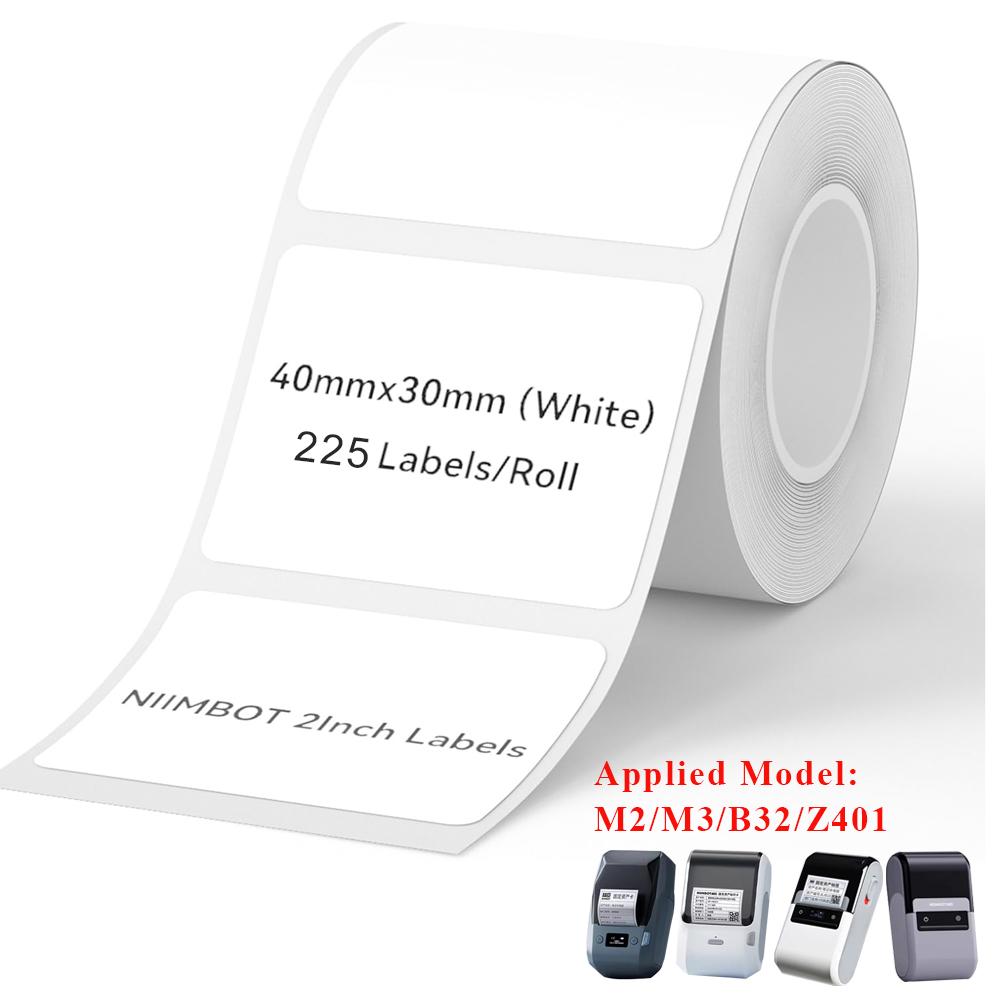 NIIMBOT M2/M3/B32/Z401 Цветная углеродная лента Термотрансферная наклейка Уличная водостойкая устойчивая к царапинам Сетевой организатор Метка Топливные форсунки 6