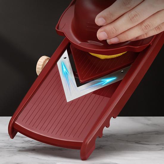 Citrus Slicer Stainless Steel Blade Lemon Orange Cutter Non-Slip Vegetable Mandoline Slicer Kitchen Gadgets