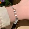 Sophisticated Beaded Hand Chain Crystal Sparkling Bracelet Chain Bracelet Suitable for Stylish Accessory Lovers