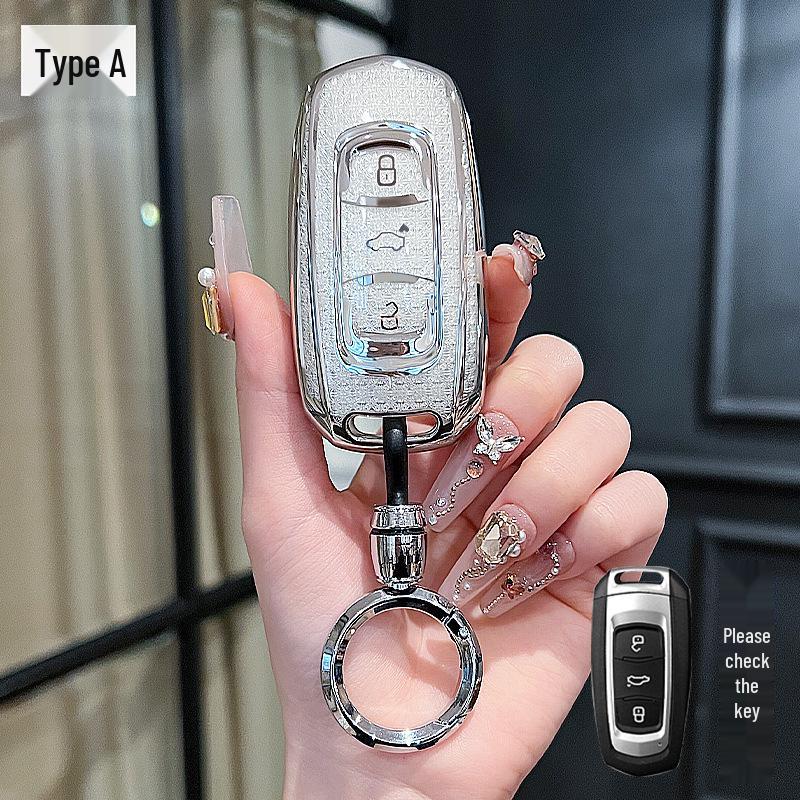 Чехол для ключа автомобиля Geely для Binyue, Boyue, Emgrand GL, Binrui, Borui, Xingrui, Xingyue - Ракушка с пряжкой для девушки