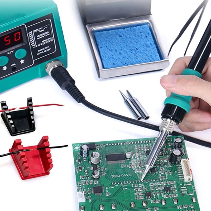 Держатель для паяльной проволоки Пластиковый зажим Держатель для паяльной проволоки Оловянные припои Зажим-фиксатор Кронштейн Зажим Для паяльных принадлежностей