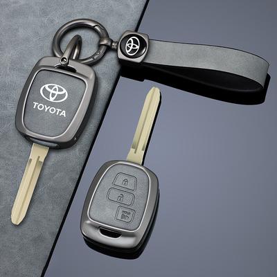 Чехол-держатель для автомобильного ключа Оболочка Брелок для Rav4 2018 Camry 2019 Corolla 2016 Tacoma Vios Prius C Highlander Автоаксессуары