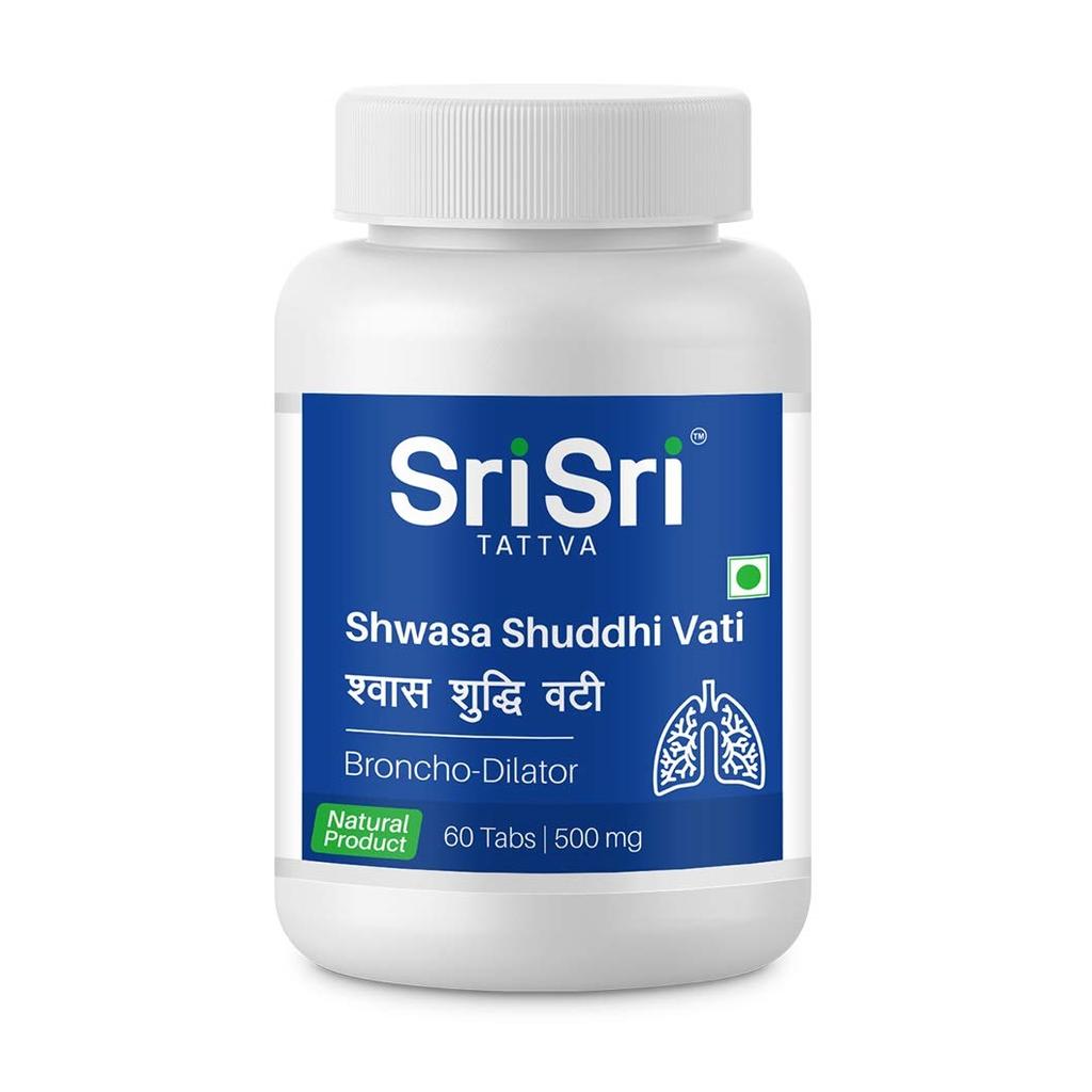 Шваса Шуддхи Вати (60 таб, 500 мг), Shwasa Shuddhi Vati, Sri Sri Tattva