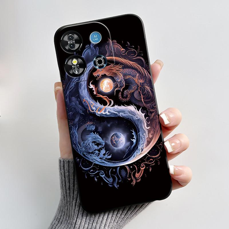 Для Oukitel C57S C57 Pro Plus Ultra Чехол BLU J12 Задняя крышка Милое Сердце Любви Кролик Черный ТПУ Мягкий Силикон Защитный Чехол для Телефона