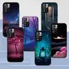 Чехол Starry Sky Shining Art для Xiaomi Redmi Note 9S 9 8 10 11 Pro 9C 9A 7 8T 7A 8A 6A 6 10S черный мягкий силиконовый чехол для телефона