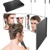 Three-sided Mirror 360° Adjustable Folding Mirror Portable Three-fold Mirror Wall-mounted Mirror Can Be Used for Hairdressing and Hair Cutting