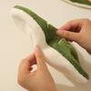 1Pcs Of Leaf Coral Fleece Hand Towel Thick Absorbent Towel Hangable Long-lasting Soft Handkerchief Kitchen Dish Towel