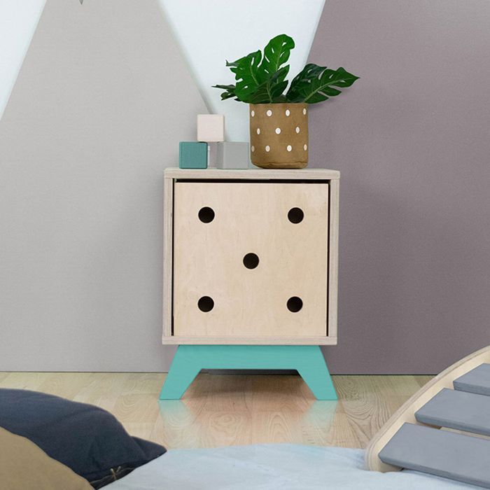 NABOSKY Turquoise 1x1 Storage Unit