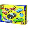 Molding and Painting - SES CREATIVE - Hobby Blue - Cars - Stimulates Creativity - 6 Paints Included - Age : 5+