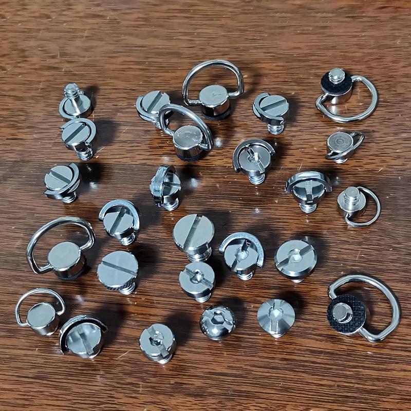 Винт адаптера быстросъемной пластины. Винт штатива с D-образным кольцом 1/4 дюйма. Монтажный адаптер.