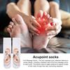 Рефлексологические носки с ручкой для акупрессуры, облегчение боли в ногах, рефлексологические носки для ног, точечный массажный инструмент для мужчин и женщин