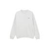 Li Ning Sports Lifestyle Series Letter Round Neck Pullover Свободная толстовка Мужская толстовка Flower-Gray Deep-Antarctic-Gray AWDT379-1