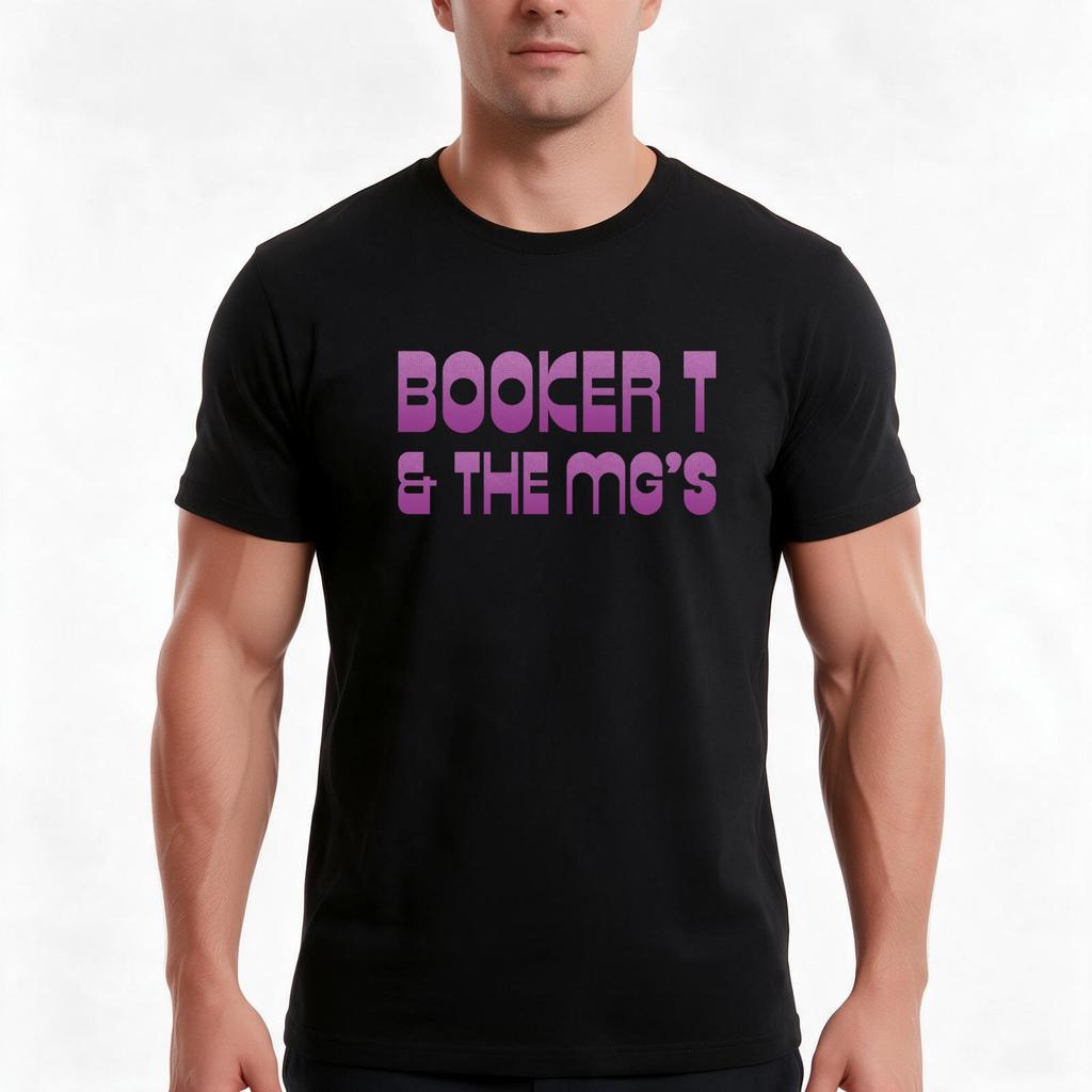 Booker T The Mgs Tshirt Summer Casual Cotton Tee Oversized Streetwear Tops Vintage Graphic Print Loose Fit Short Sleeve