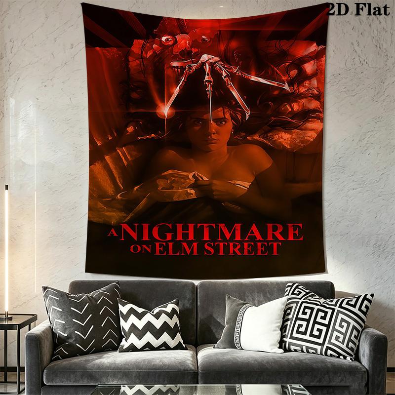 A Nightmare Elm Street Tapestry Wallmounted Fashion Print Work Of Art Soft Background Wall Hanging Cloth