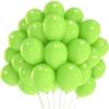 Balloon - Green - 50 Pieces - 10" - Natural Latex - Helium