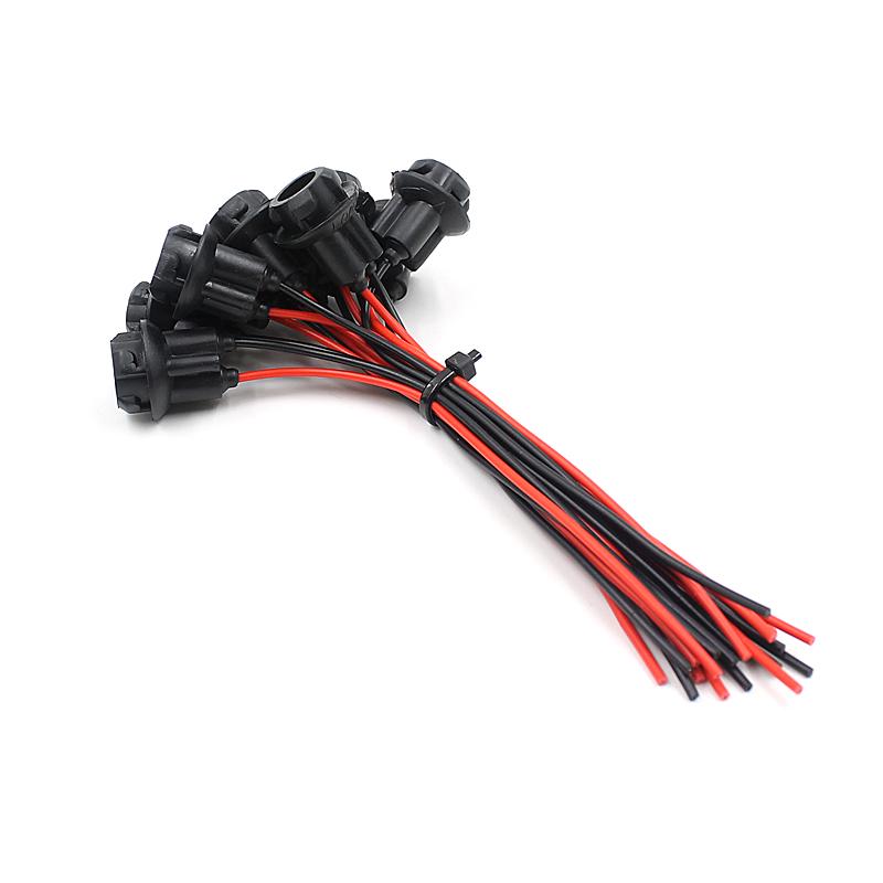 LED Light Socket Holder, 10 Pack Car Base Bulb Connector for Interior Lamp, Automotive Accessory