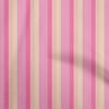 Cotton Cambric Peach Fabric Stripes Fabric For Sewing Printed Craft Fabric By The Yard 42 Inch