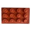 8 Holes Round Lace Silicone Cake Mold Mousse Pastry Jelly Macaron Mould Cake Biscuit DIY Chocolate Kitchen Baking Tool