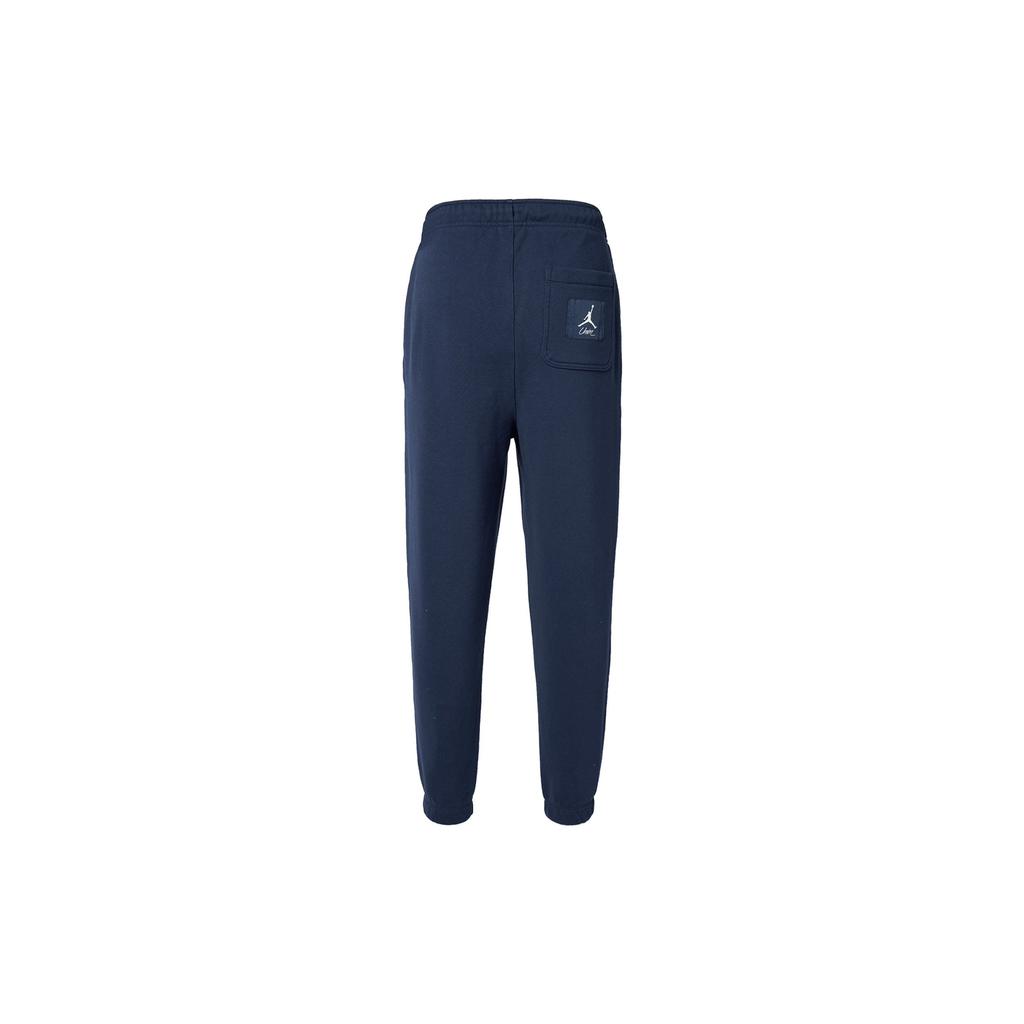 Jordan Union Collaboration Series Solid Logo Joggers With Drawstring Unisex Bottoms Midnight-Blue DV7337-419