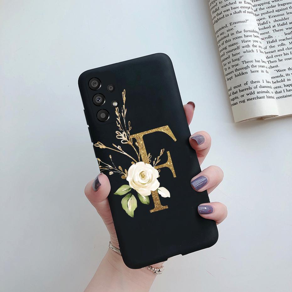 For Samsung Galaxy A53 5G Case A536B Cute Letters Silicone Soft Fundas Matte Cover Phone Case For Samsung A53 A 53 5G Coque Capa