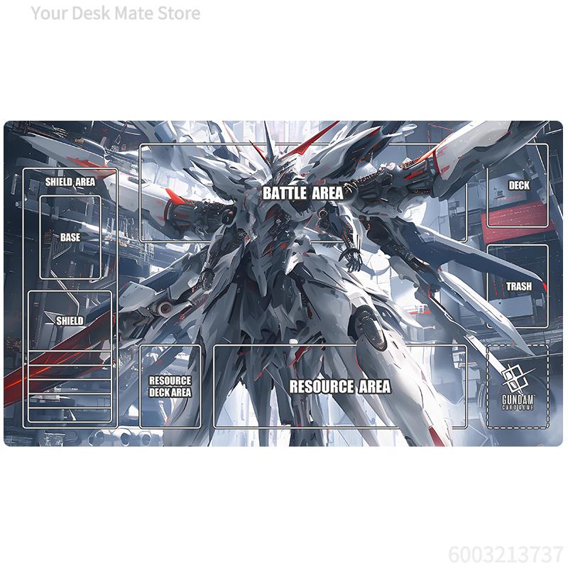 2026 Новый коврик для игры в Gundam GCG (одиночная игра) Сделай сам Аниме-коврик для карточной игры Нескользящий коврик для стола для одного игрока Подарок для детей Коллекционеров