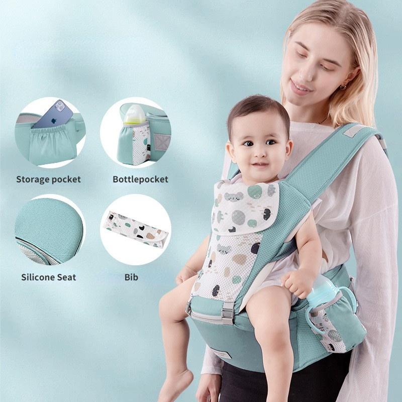 Cartoon Baby Carriers Front and Back Baby Carrier Ergonomic Baby Carrier with Hip Seat