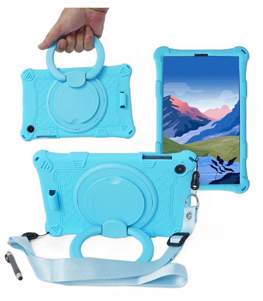 360 Rotating Soft Silicone Case For Alldocube iPlay 50Mini 8.4'' Shockproof Tablet Stand Cover With Strap Pen