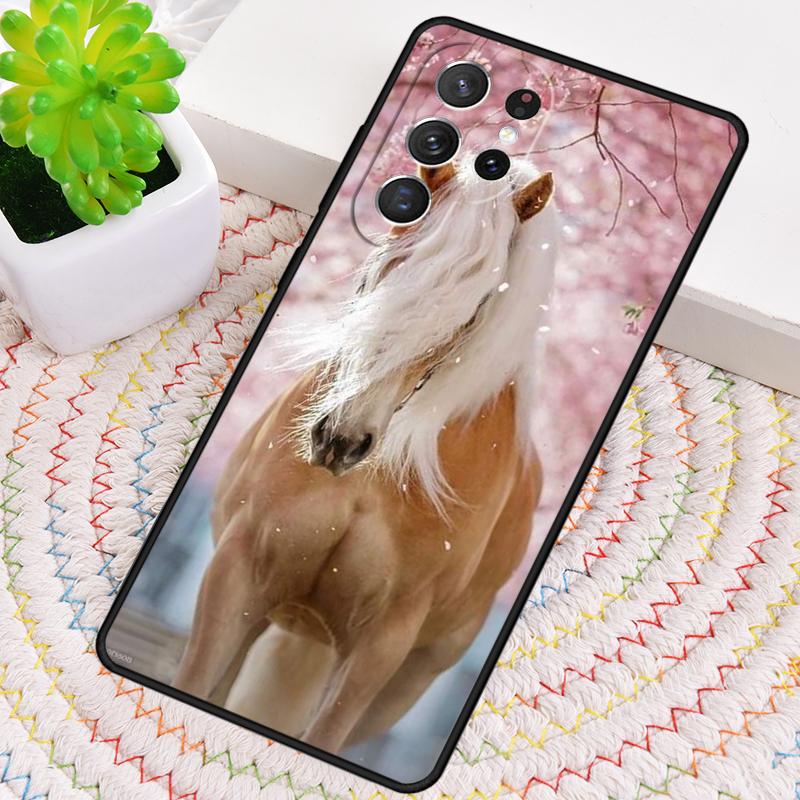 Силиконовый чехол для телефона с лошадью для Samsung Galaxy note 10 pro S26 S25 S24 S23 S22 S21 Plus S25Ultra Capa Cover