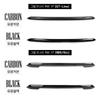 For Kia EV3 2024 2025 Car Exterior Carbon Fiber Piano Black Front Bumper Mesh Decorative Stripes Mouldings LHD RHDGood product