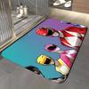 TV Series - P-Power R-Rangers Floor Mat Soft Flannel Entrance Door Mat Non Slip Absorbent Bathroom Bedroom Floor Rug