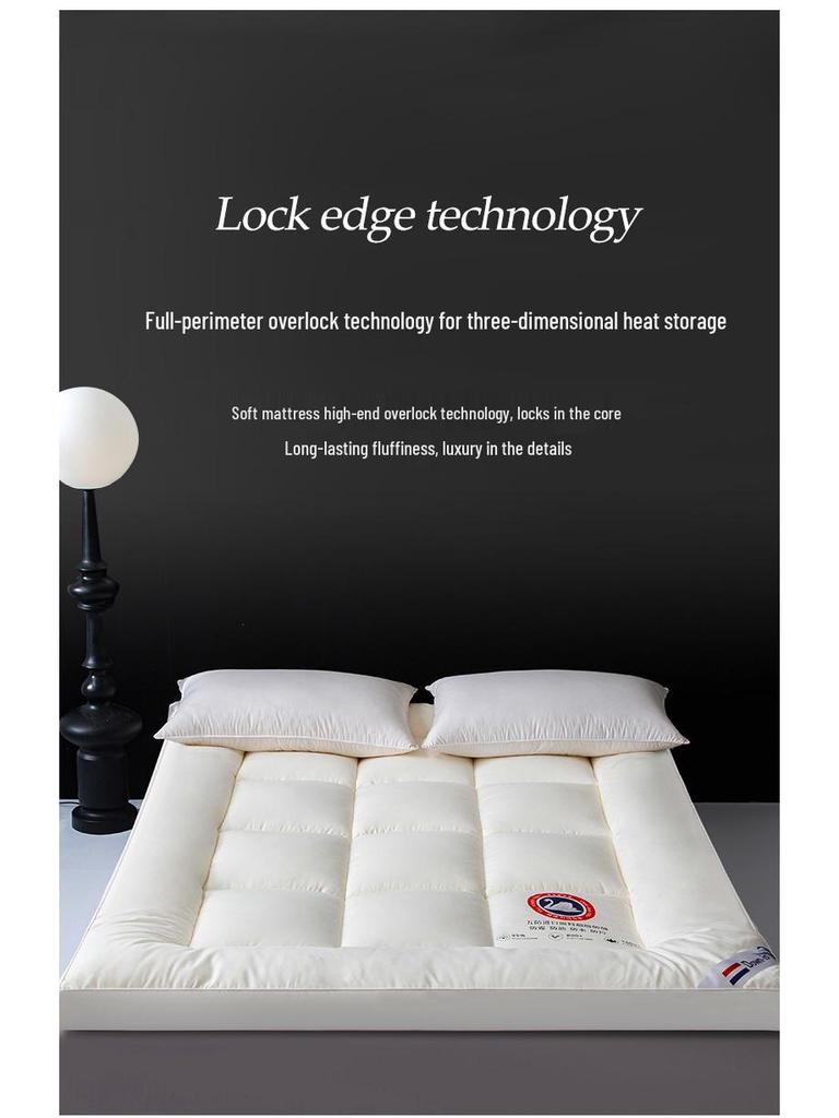 Матрасный топпер класса А с 3D-наполнением из пуха и пера для общежитий, отелей и гостевых домов