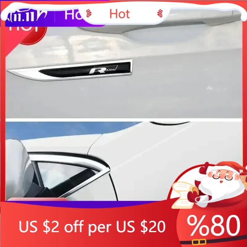 Новый Для Volkswagen VW Polo Golf 6 Passat B6 T5 TSI R 3D Металлический Эпоксидный Логотип Значок Наклейка на Автомобиль Автоаксессуары Эмблема на Крыло D