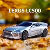 1/32 литой игрушечный автомобиль LEXUS LC500 спортивный автомобиль металлическая модель имитация с инерционным звуком и светом коллекция детский подарок