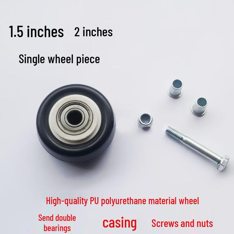 JNL Gold Diamond Swivel Caster Wheel