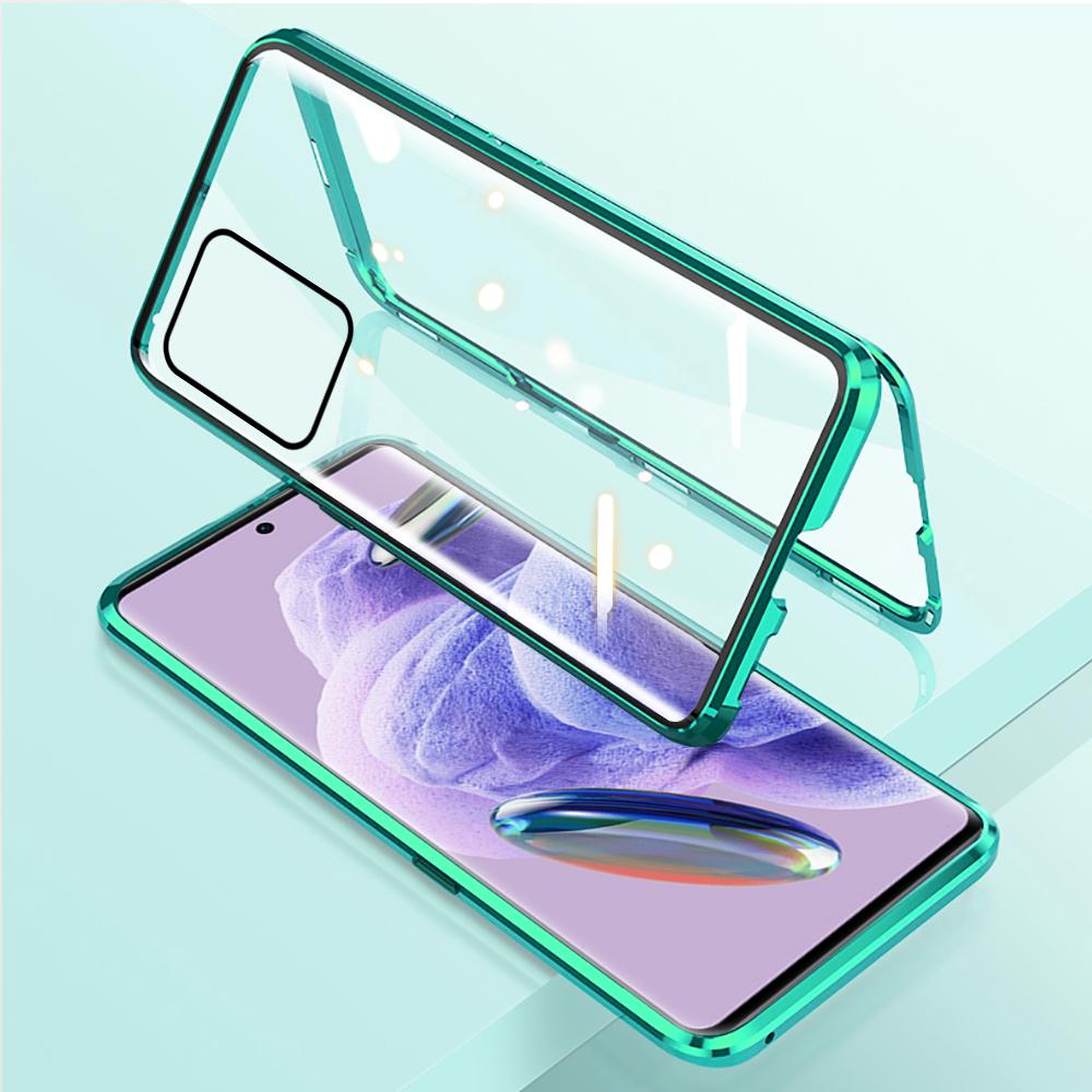 Для Xiaomi Redmi Note 12 Pro Plus чехол с магнитной откидной крышкой на 360° Redmi Note12 Pro + Note12Pro 5G двухстороннее стекло противоударный чехол