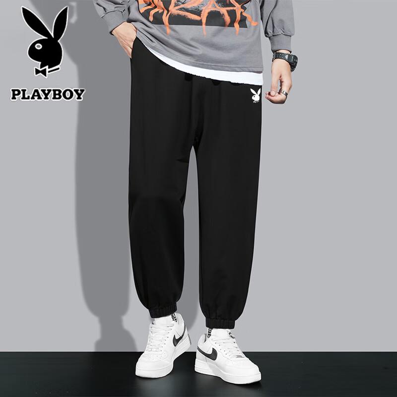 PLAYBOY Мужские весенне-осенние повседневные брюки-джоггеры