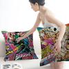 Anime Jojo Bizarre Adventure Retro Pillow Cover Sofa Cushion Cover Home Room Decoration Children Gift