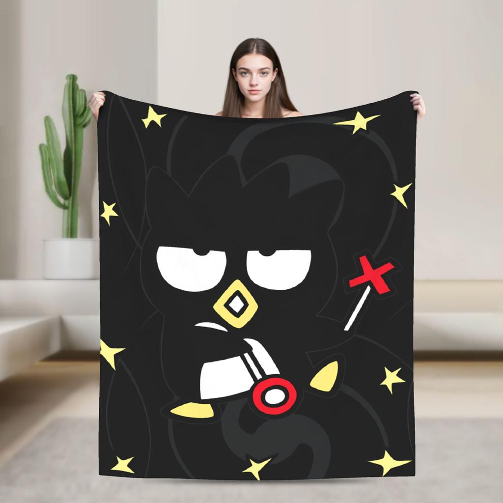 Bad Badtz Maru Blanket Quality Super Soft Bedding Throws Spring Child Couch Bed Comfortable Bedspread