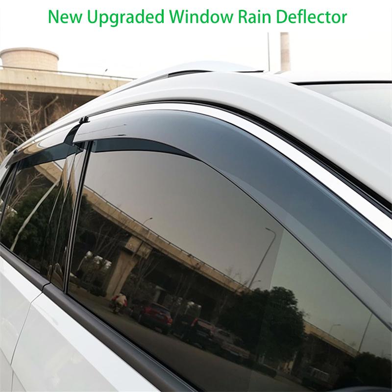 Window Sun Visor for Mercedes-Benz GLC C254 Coupe 300 2023~2025 Door Rain Eyebrow Shelter Vent Awning Deflector Guard Accessorie
