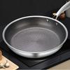 Stainless Steel Non-Stick Wok 410 Western Style Induction Cookware for Home Cooking
