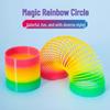 Magic Rainbow Ring: Colorful Elastic Toy for Kids & Adults - Educational, Professional, Performance Balance Tool