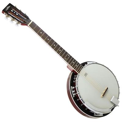 Гитара ARIA Банджо 6-струнная с жестким футляром SB-10G