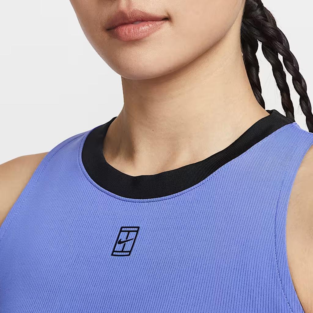 Nike Эластичная удобная быстросохнущая впитывающая пот женская теннисная футболка Топы FZ6658-570