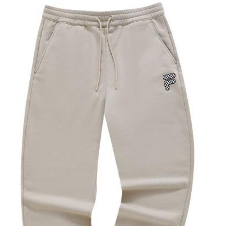 Fila Fusion Спортивные брюки FOB Series однотонные со средней посадкой, зауженные, из флисового трикотажа, мужские брюки Jipi-Color T11M343603F-LK