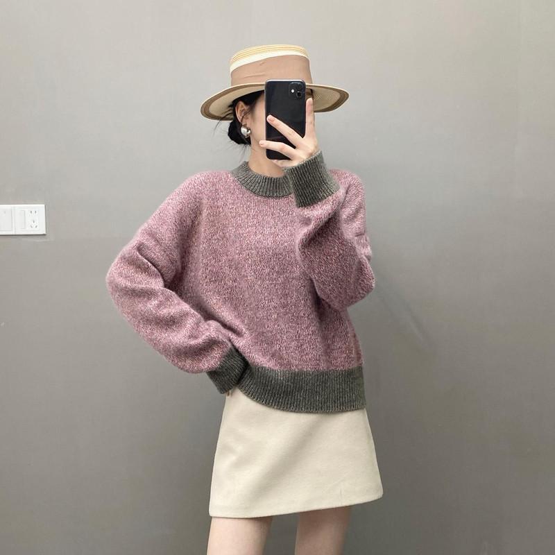 Женский свитер Qinghe 100% чистый кашемир - Ультрамягкий роскошный зимний пуловер