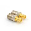 F Female Jack To Sma Female Jack Straight Coaxial Coax Rf Adapter Connector