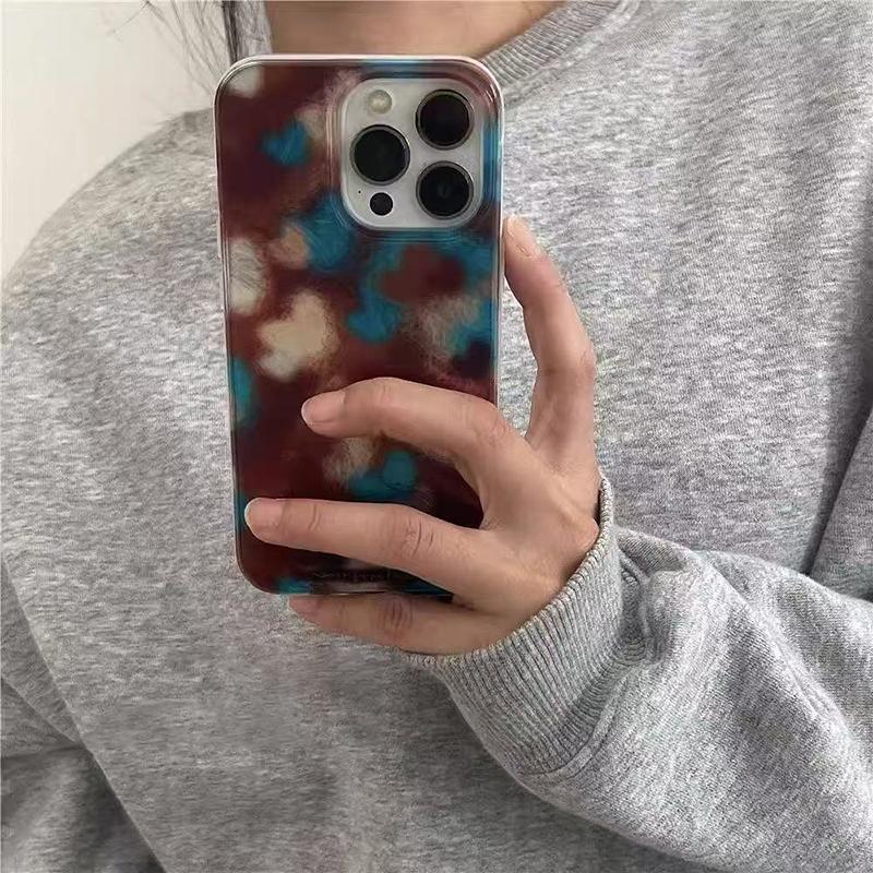 Корейский цветной полосатый чехол для телефона с узором «Вихрь» для iPhone 16 11 12 13 14 15 Pro Max SE XR X XS 7 8 Plus Мягкий чехол