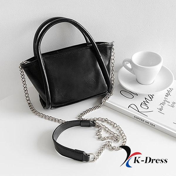 Миниатюрная сумка через плечо с цепочкой Tote (2 цвета)