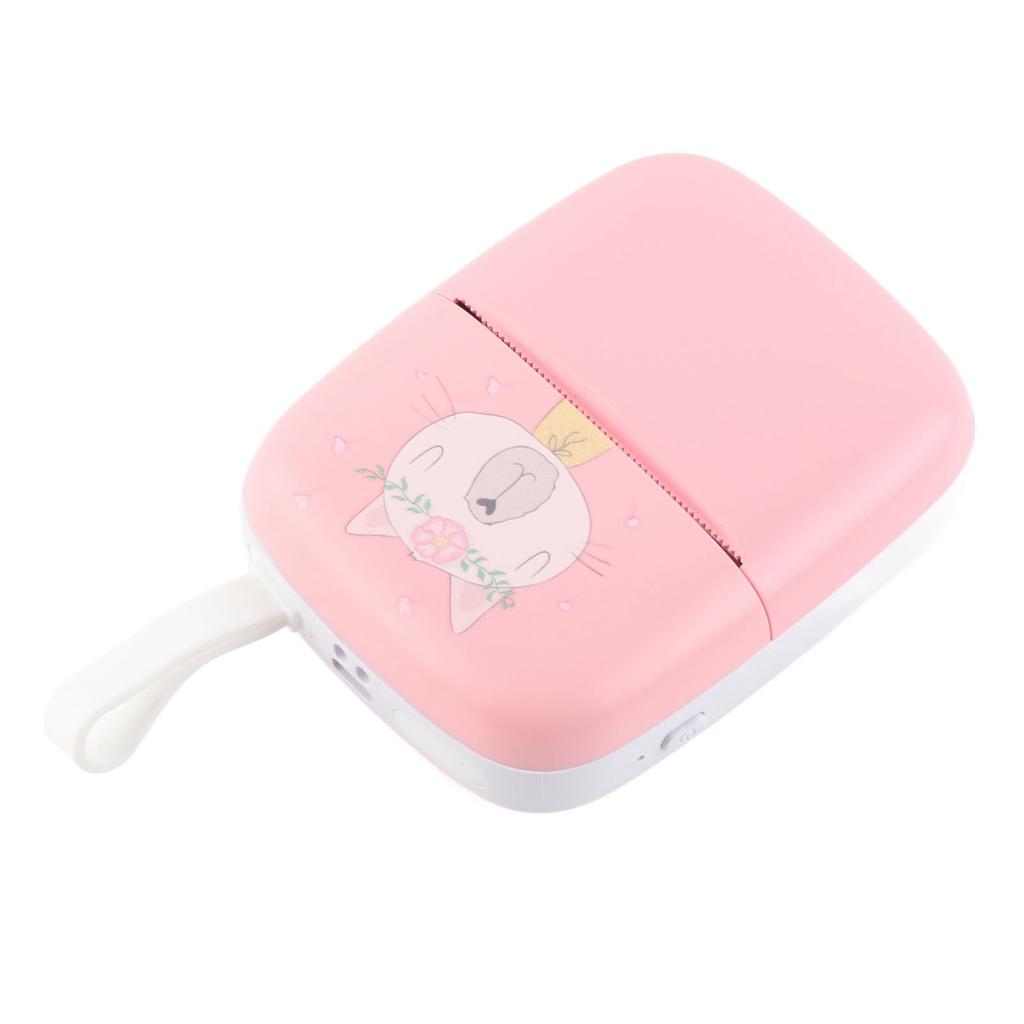 Портативный термопринтер Bluetooth с разрешением 200 точек на дюйм, беспроводной карманный мини-принтер без чернил